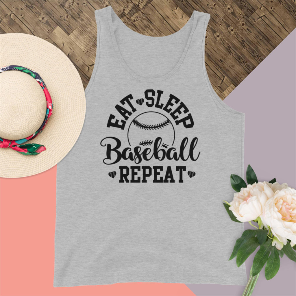 Eat Sleep Baseball Repeat Men's Tank Top