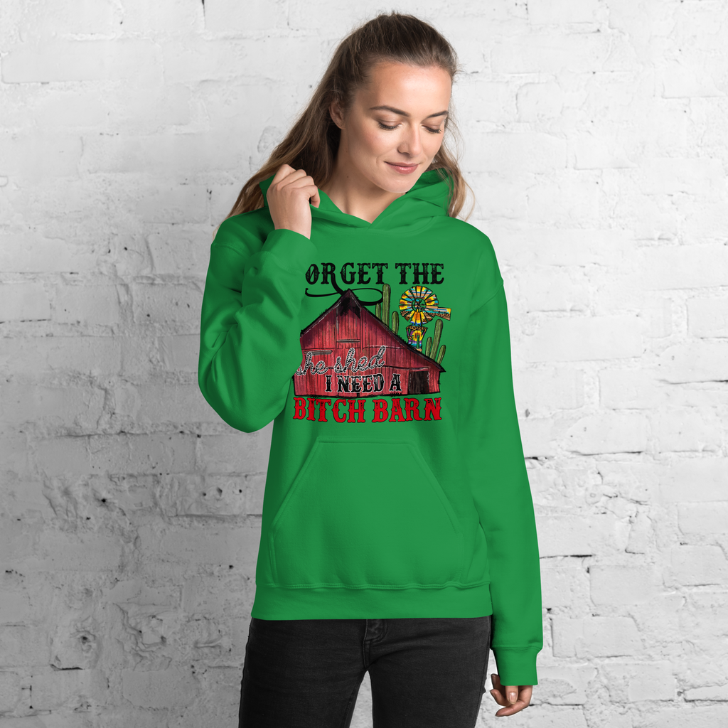 Forget the She Shed Unisex Hoodie
