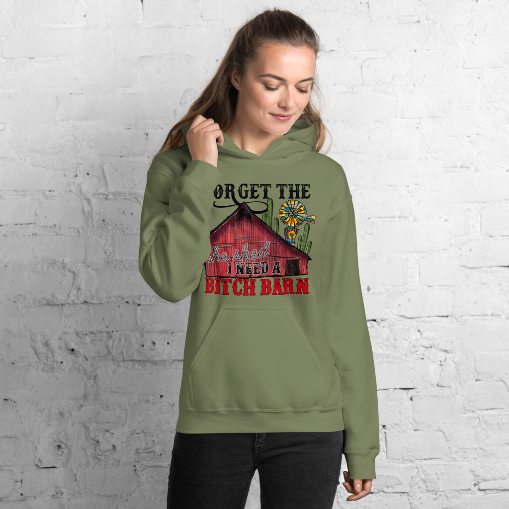 Forget the She Shed Unisex Hoodie