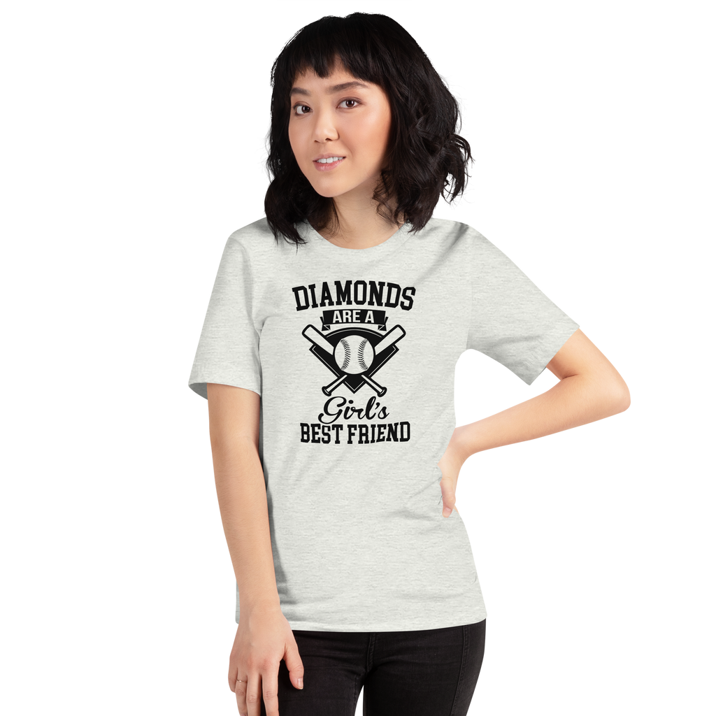 Diamonds Girls Best Friend Unisex t-shirt