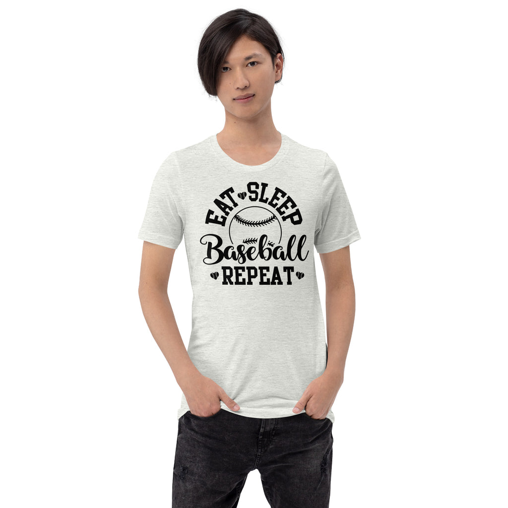 Eat Sleep Baseball Repeat Unisex t-shirt