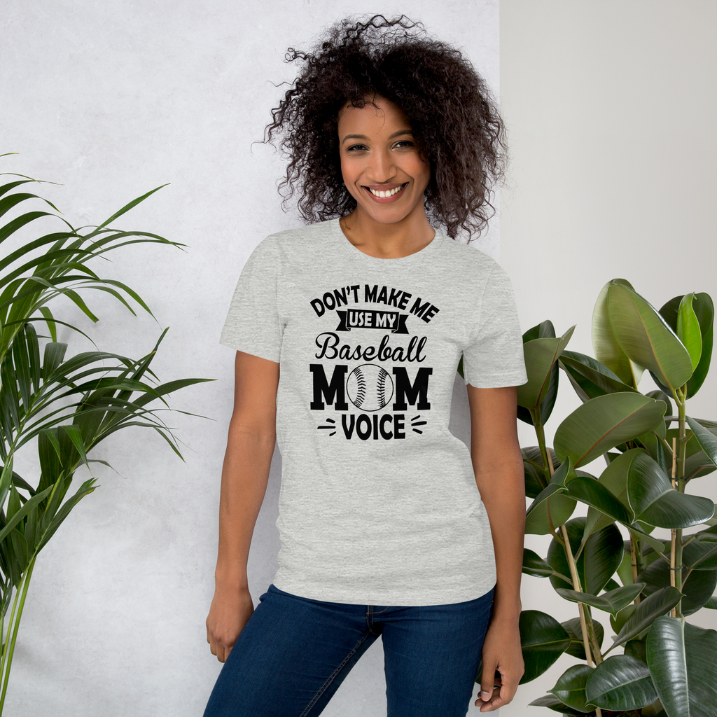Baseball Mom Voice Unisex t-shirt