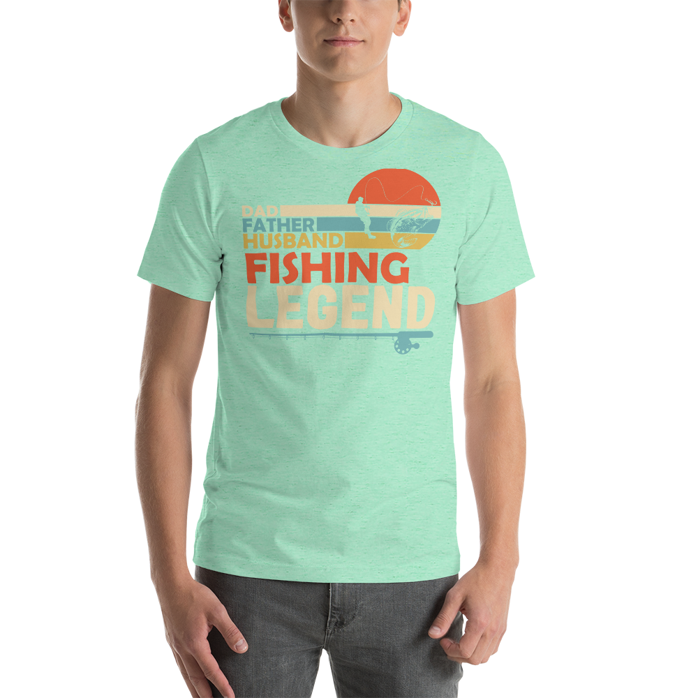 Dad Fishing Legend Unisex t-shirt