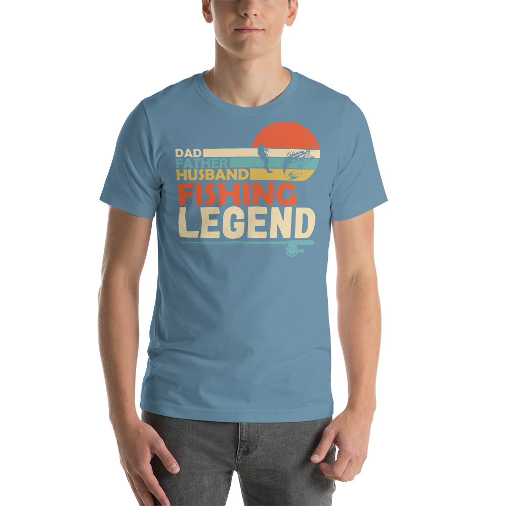 Dad Fishing Legend Unisex t-shirt