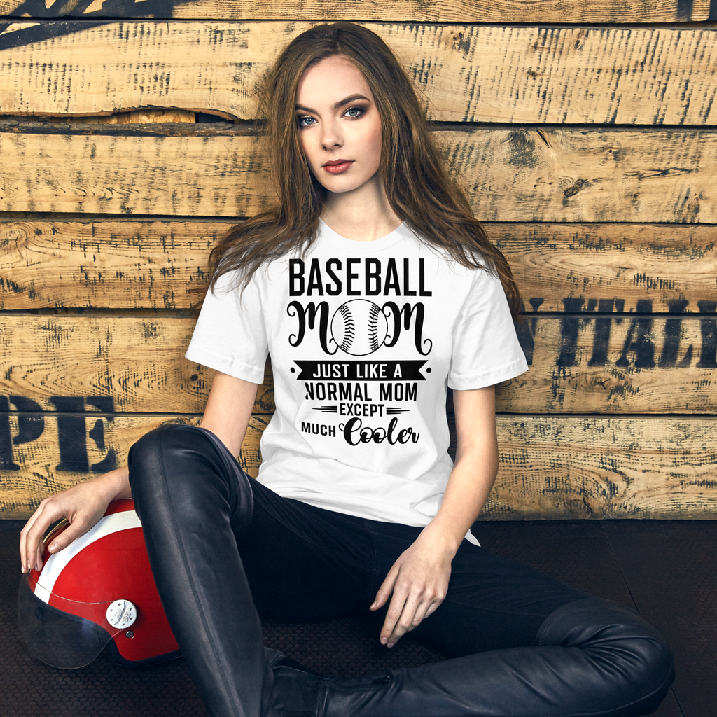 Baseball Mom But Cooler Unisex t-shirt