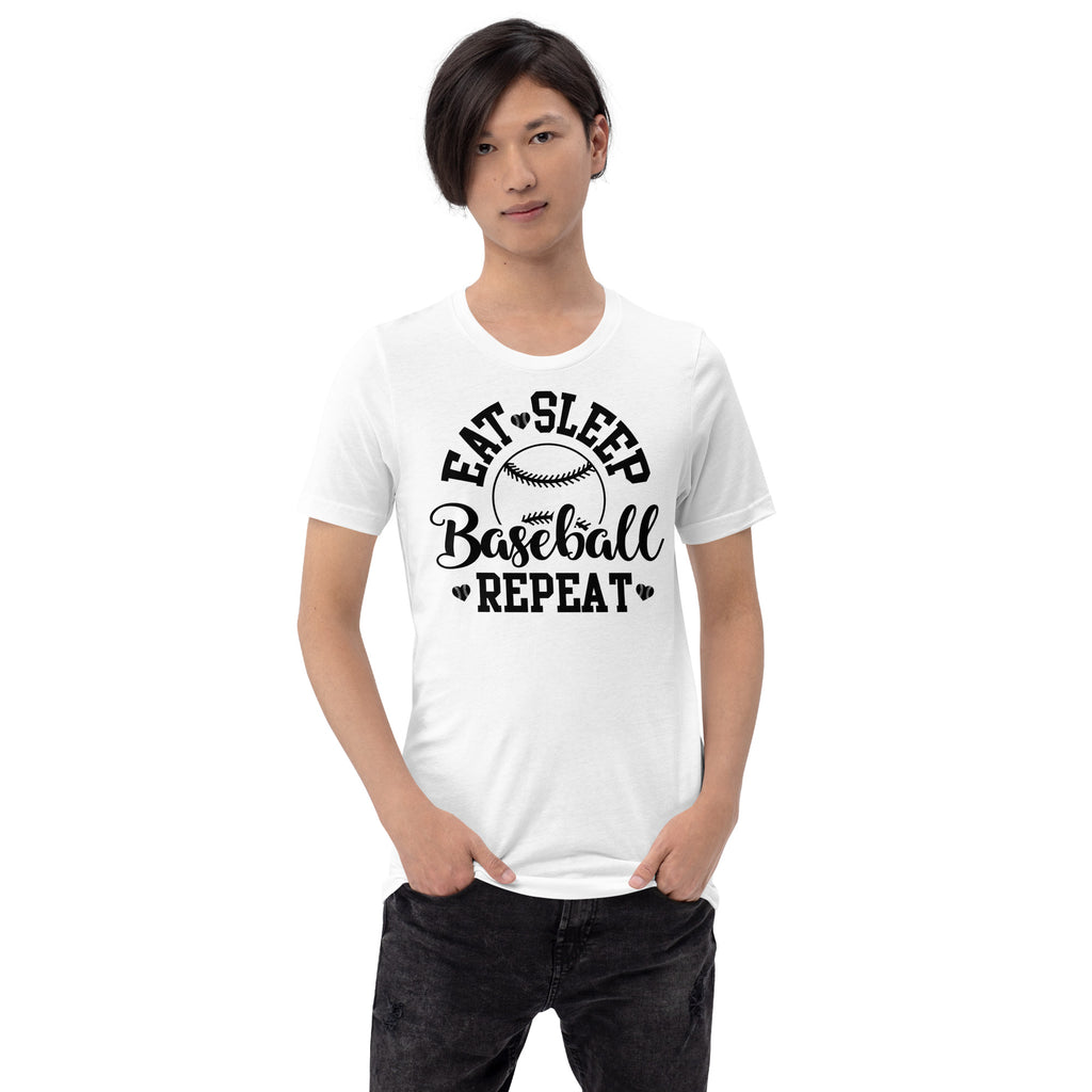 Eat Sleep Baseball Repeat Unisex t-shirt