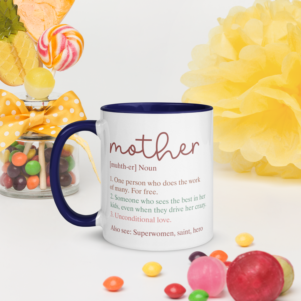 Mother Mug with Color Inside