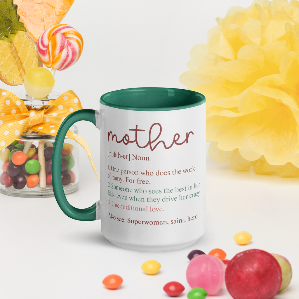 Mother Mug with Color Inside