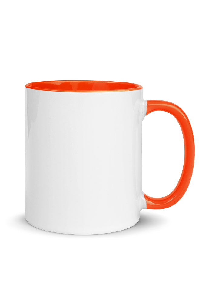 Personalize White Ceramic Mug with Color Inside