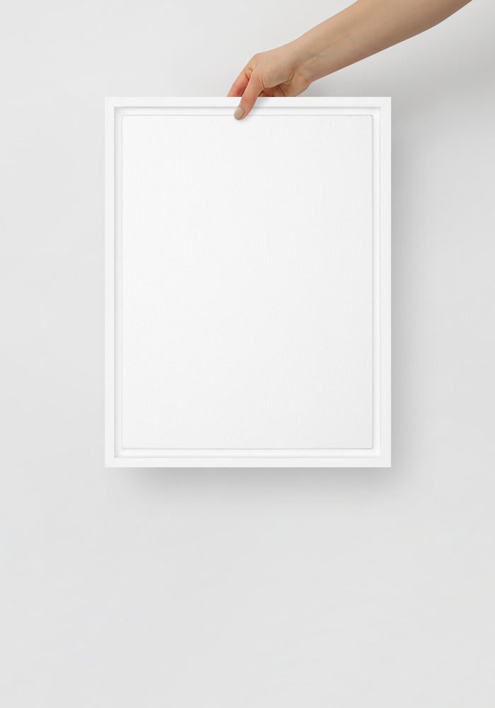 Personalize Framed Canvas (in) Vertical