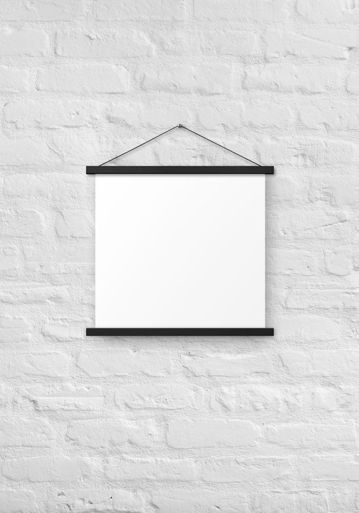 Personalize Enhanced Matte Paper Poster With Hanger (in)