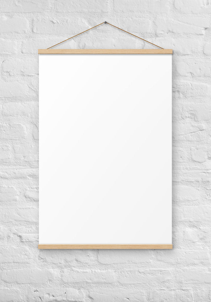 Personalize Enhanced Matte Paper Poster With Hanger (in)