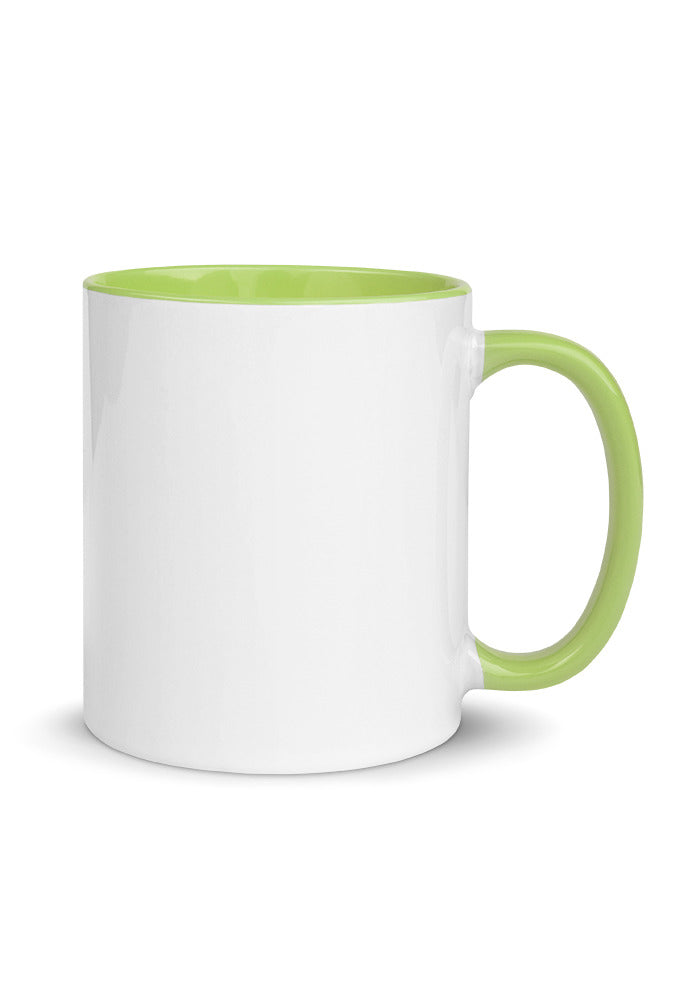 Personalize White Ceramic Mug with Color Inside