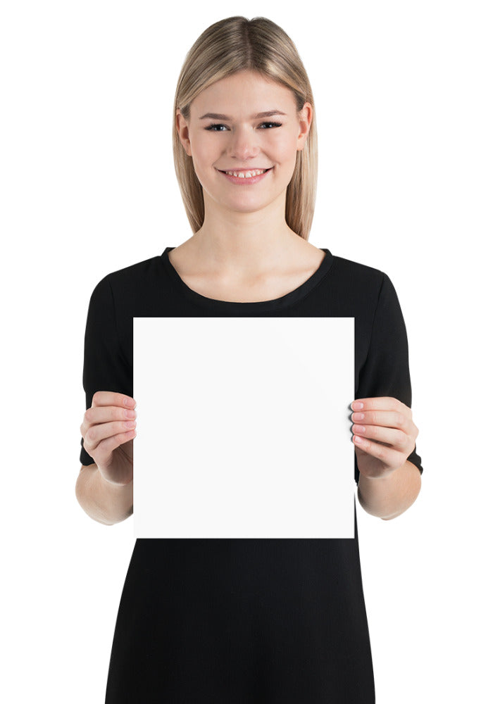 Personalize Enhanced Matte Paper Poster (in) Horizontal