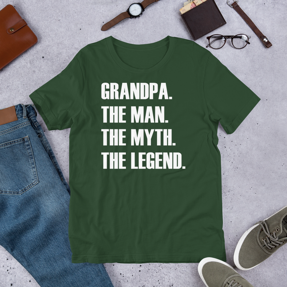 Grandpa the Man - w - Short sleeve t-shirt