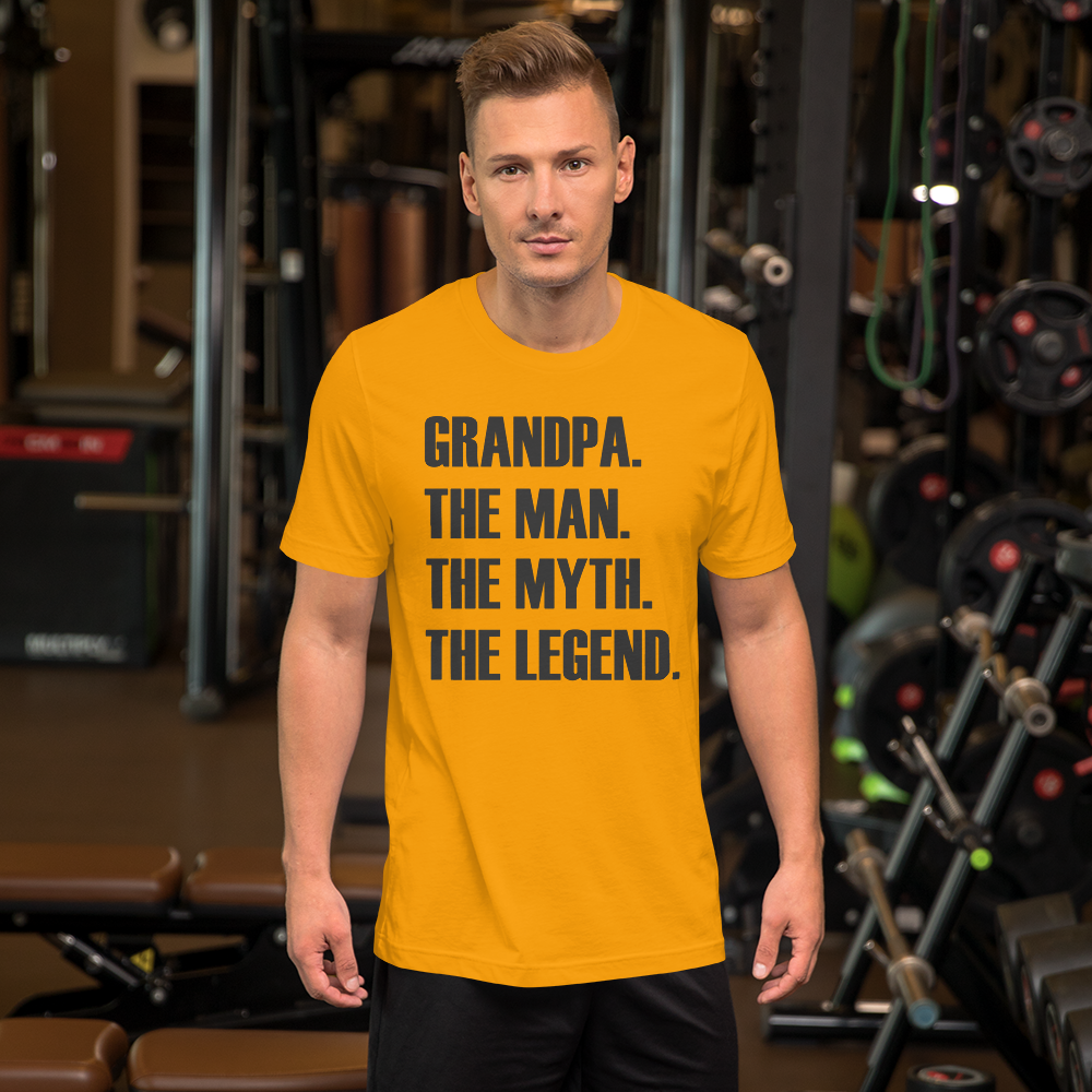 Grandpa the Man - b - Short sleeve t-shirt