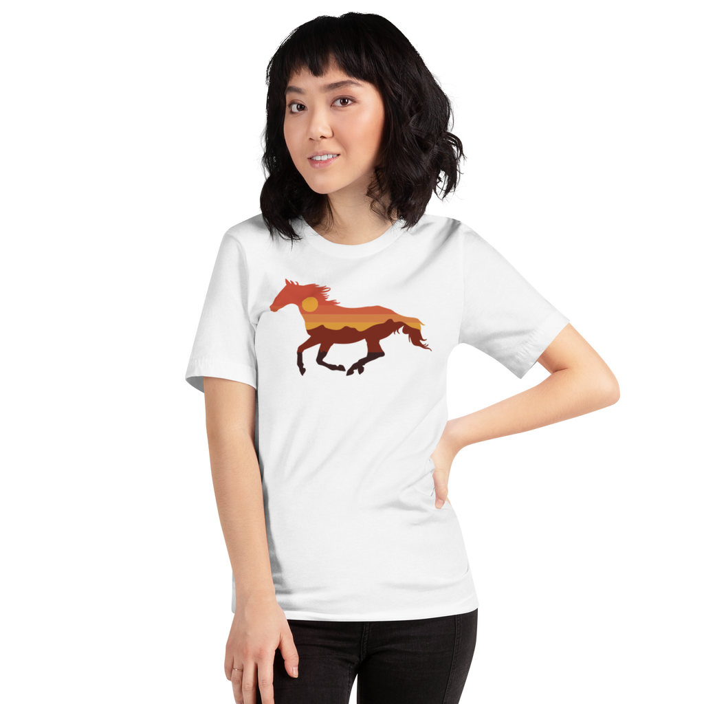Be Free Scenic Horse Unisex t-shirt