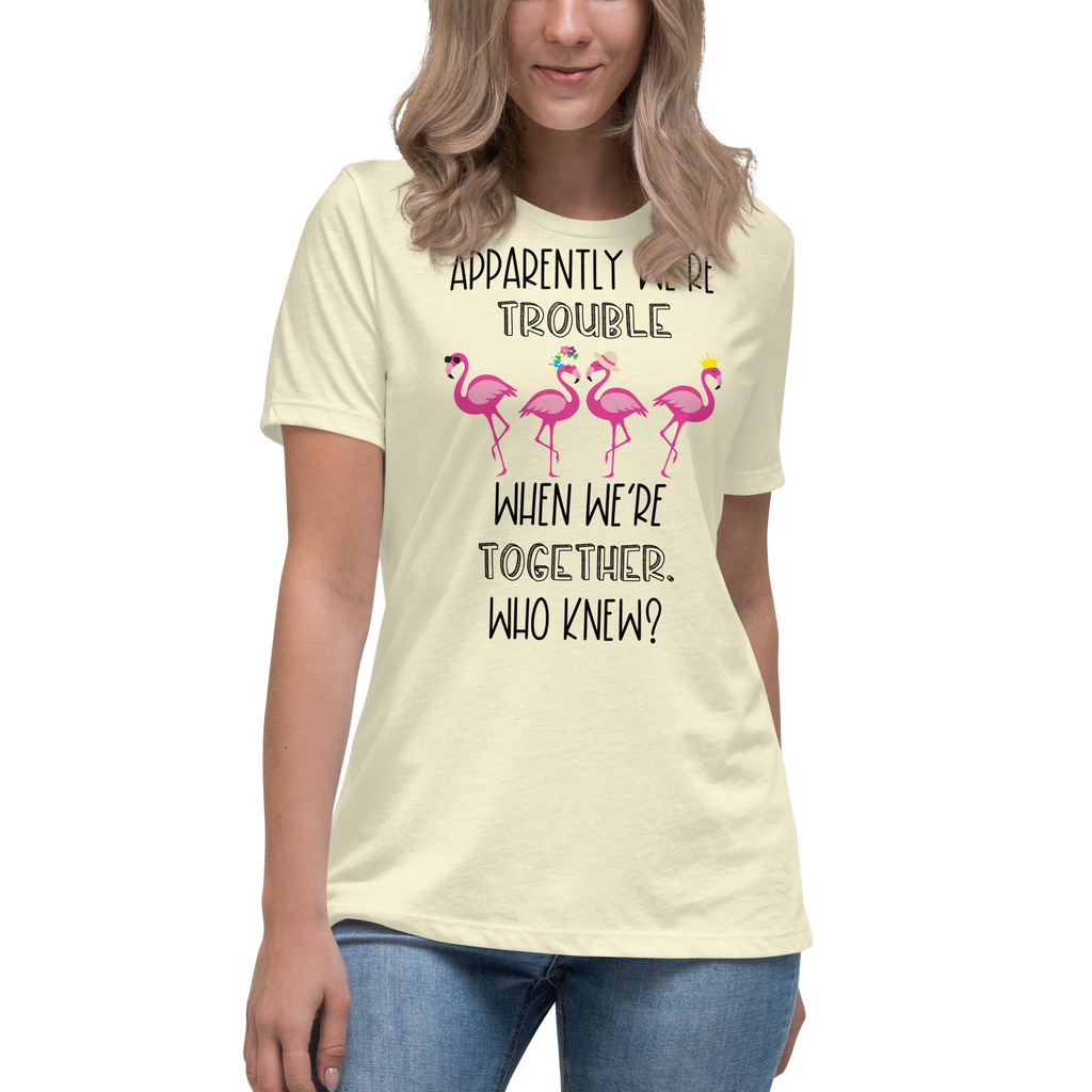 Apparently We're Trouble Women's Relaxed T-Shirt