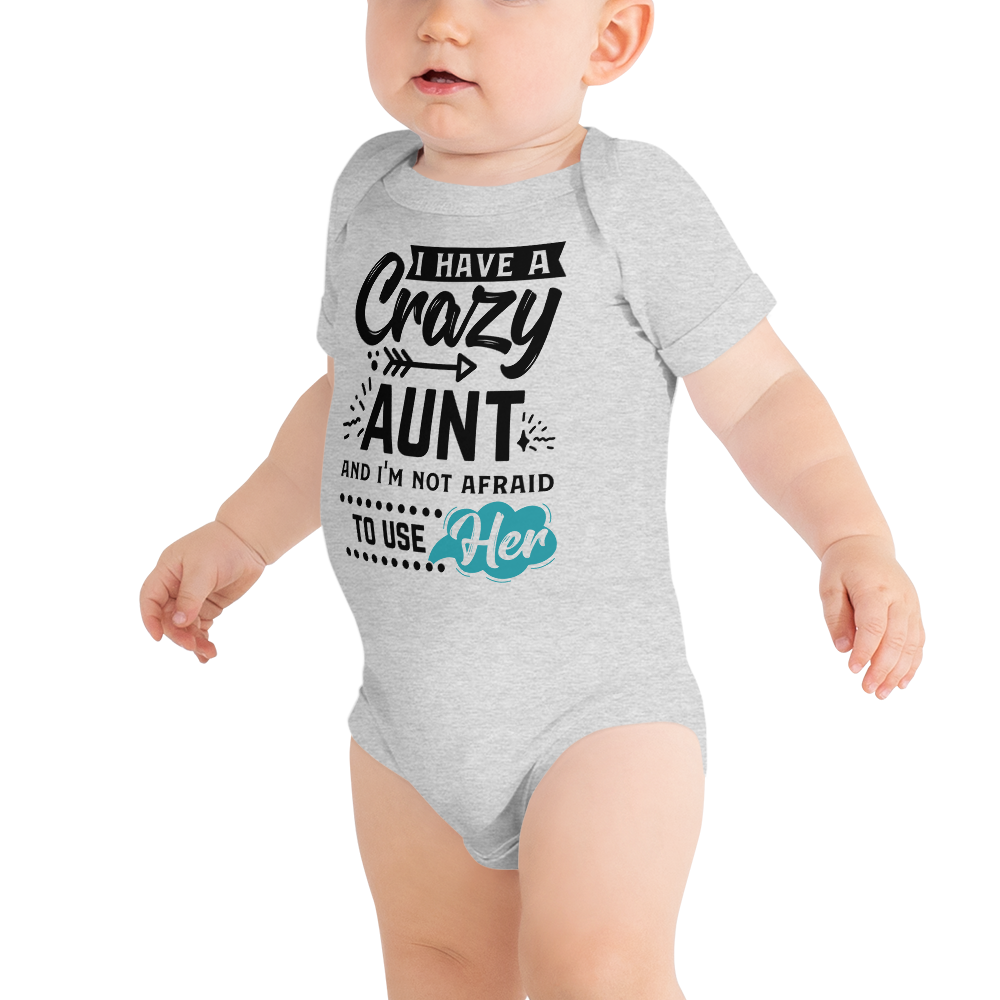 Crazy Aunt Baby short sleeve one piece