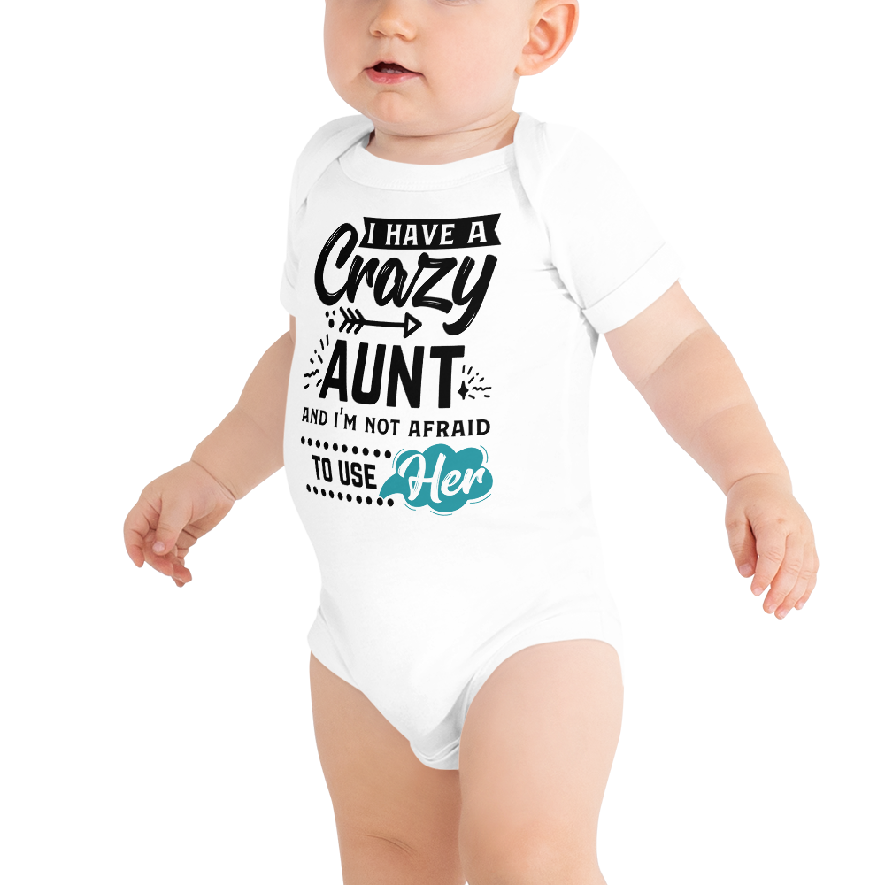 Crazy Aunt Baby short sleeve one piece