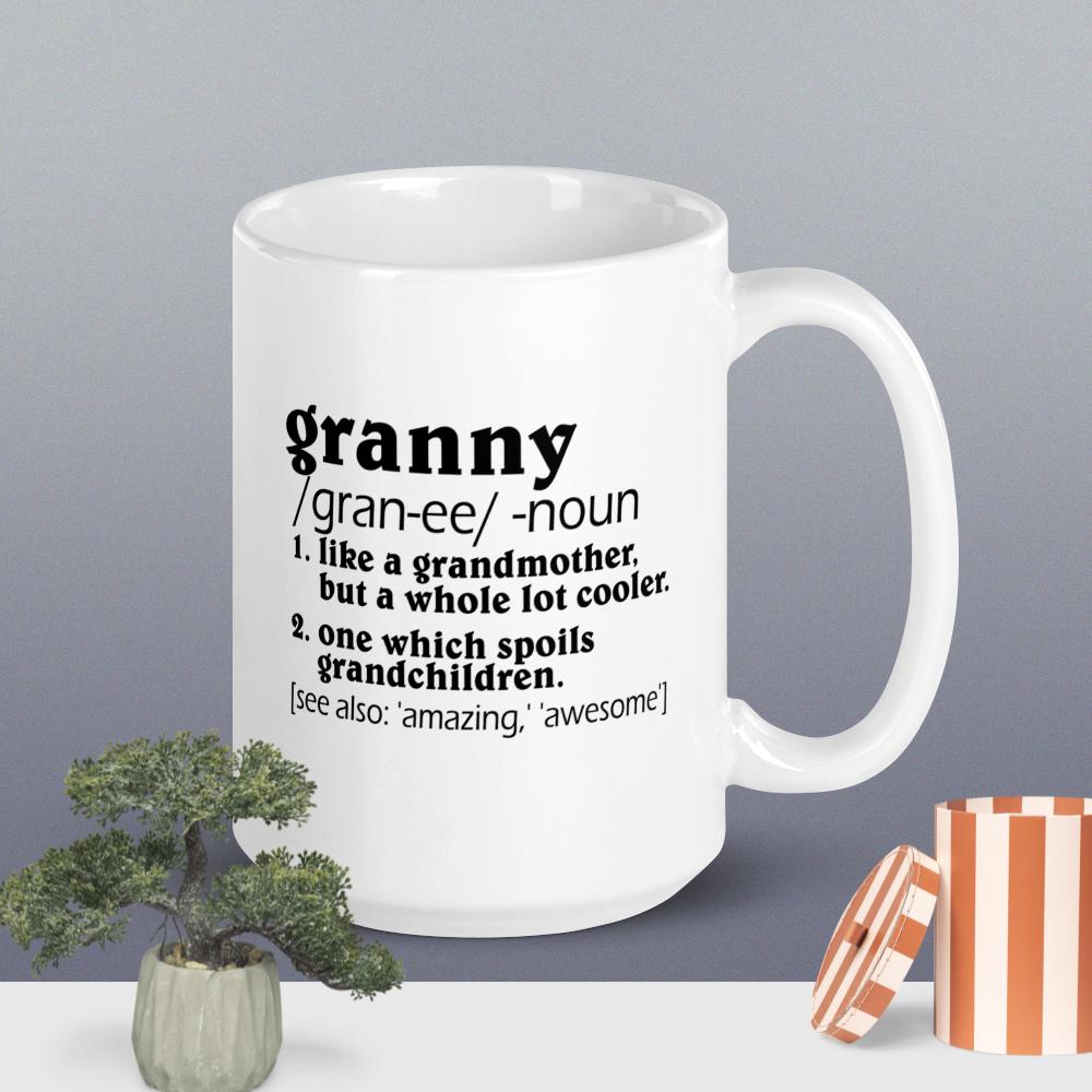 Granny Definition 1 - white glossy mug