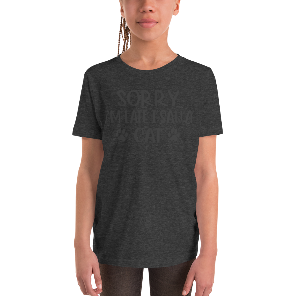 Sorry I'm Late I Saw A Cat Child Short Sleeve T-Shirt
